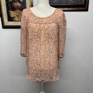 Lauren Conrad Women’s Medium Sheer Long Sleeve Blouse, No Garment Tag